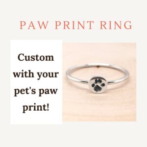 Paw Print Ring